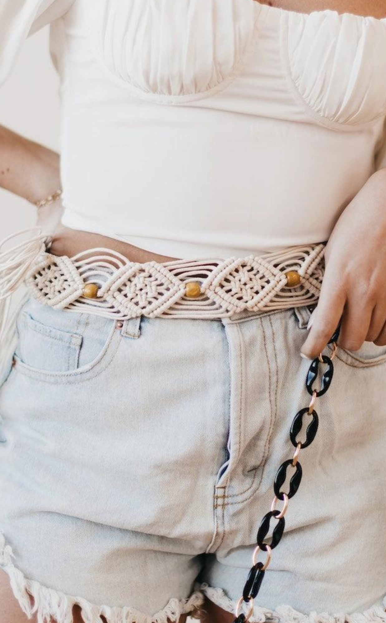 Boho Braided Sunshine Belt