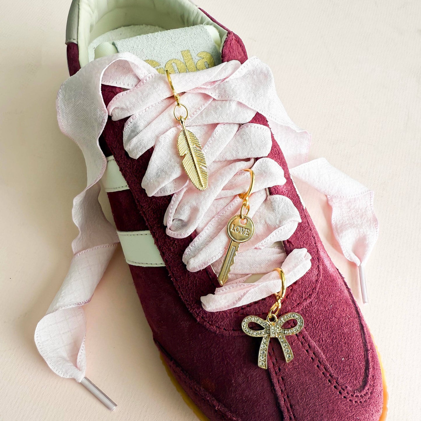 Sneaker Charm and Lace Sets