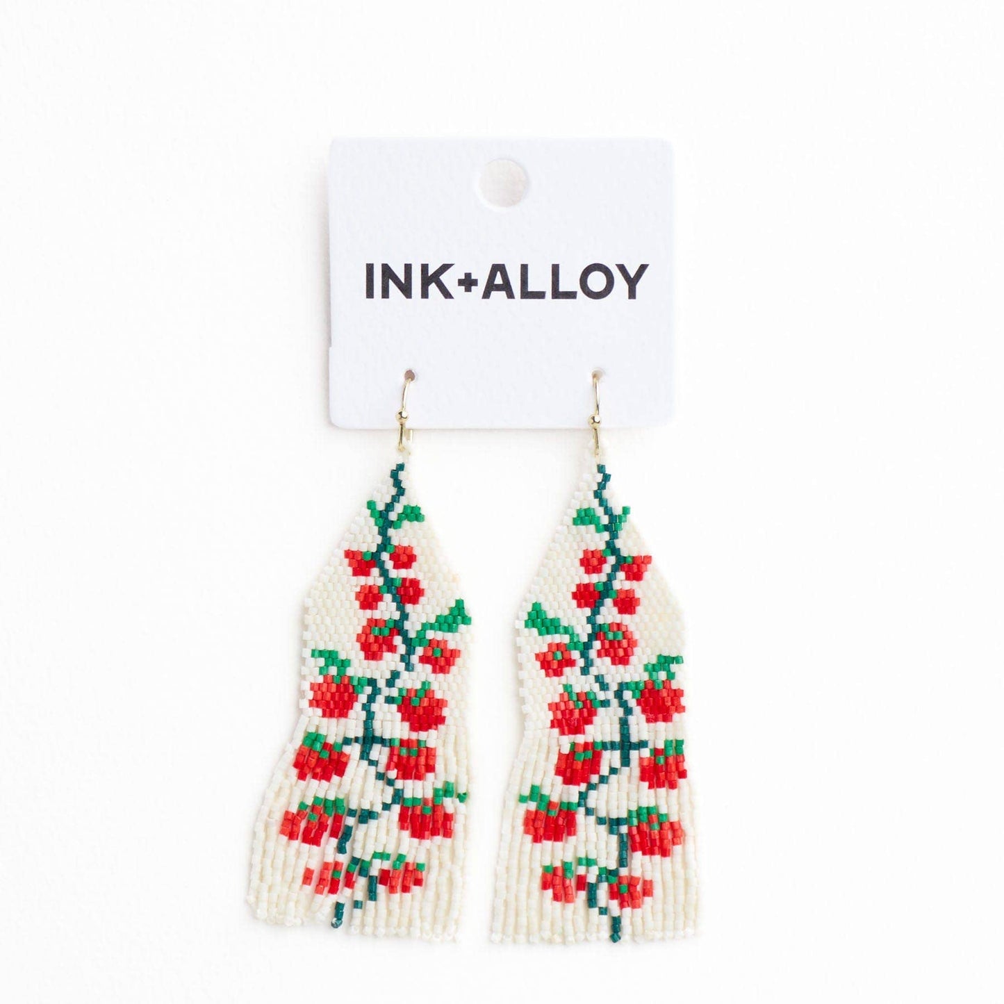 Delilah Beaded Fringe Earrings