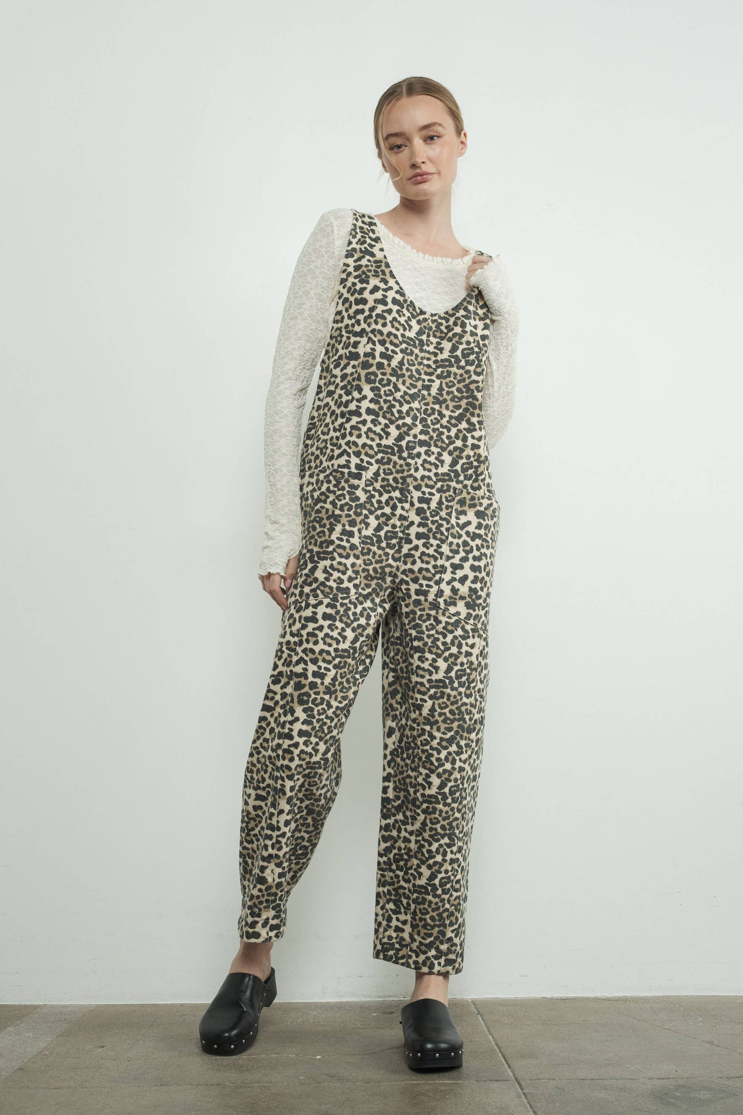 Leopard Print Jumpsuit
