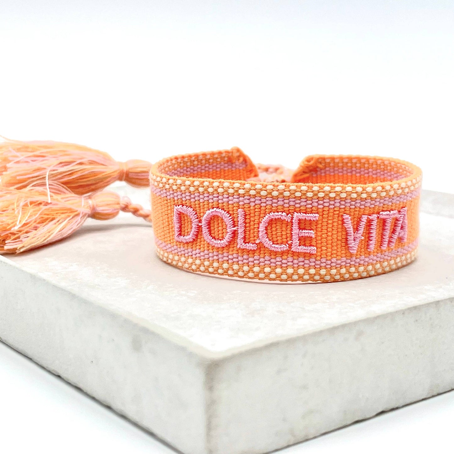 Woven Embroidered Statement Bracelets