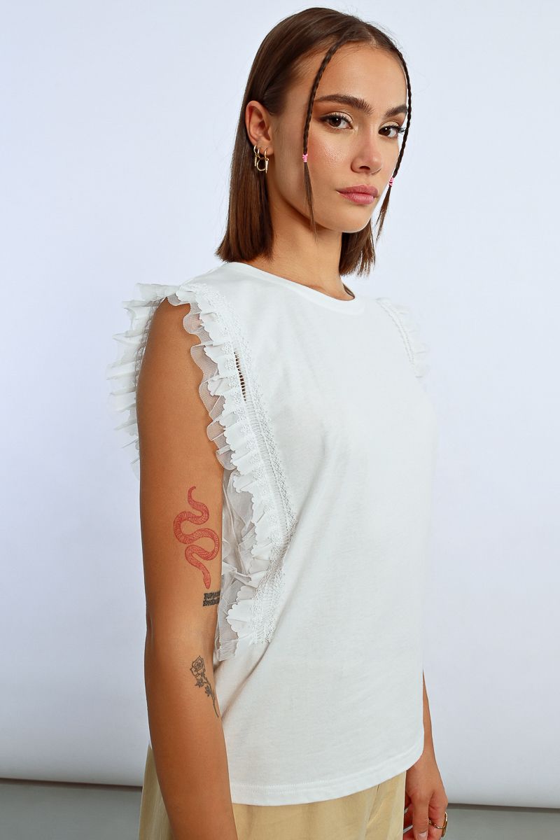 Ruffle Tee