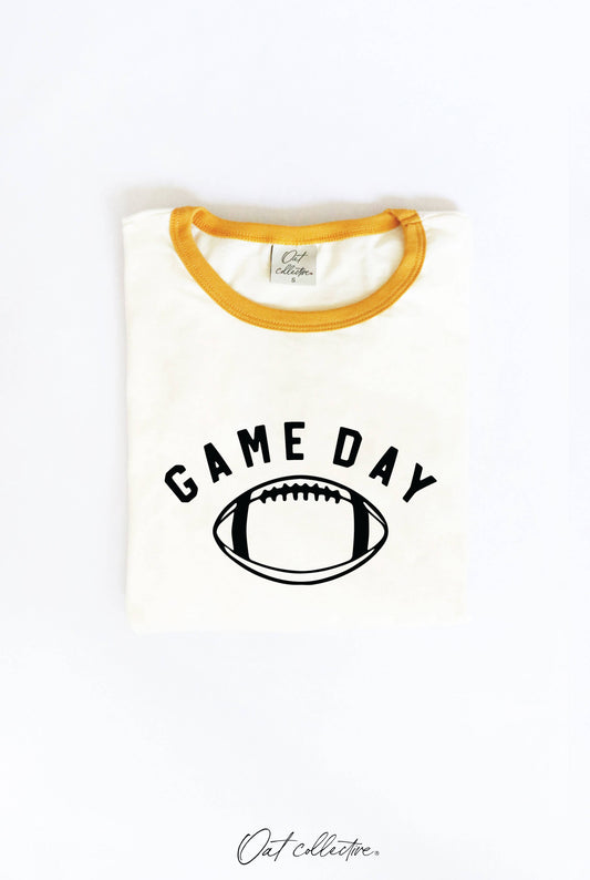 GAME DAY Football Ringer Graphic Tee
