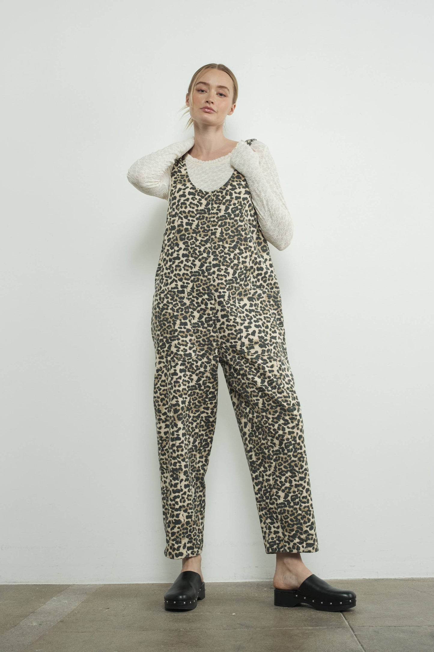 Leopard Print Jumpsuit