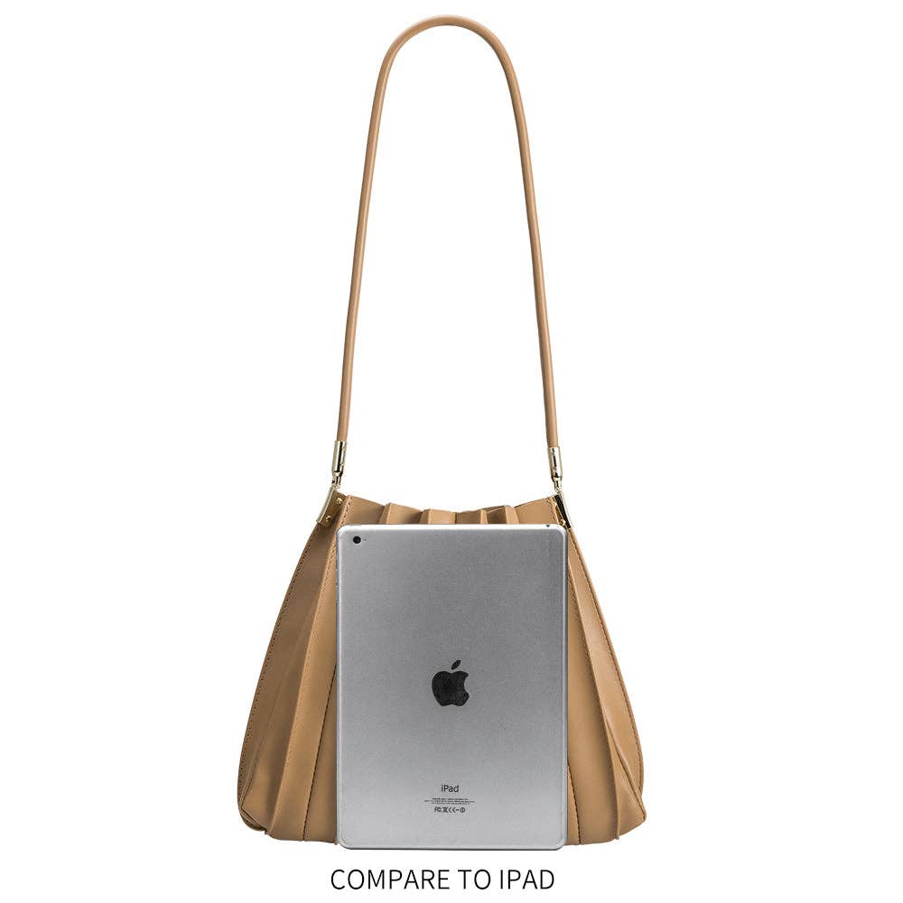 Carrie Pleated Shoulder Bag