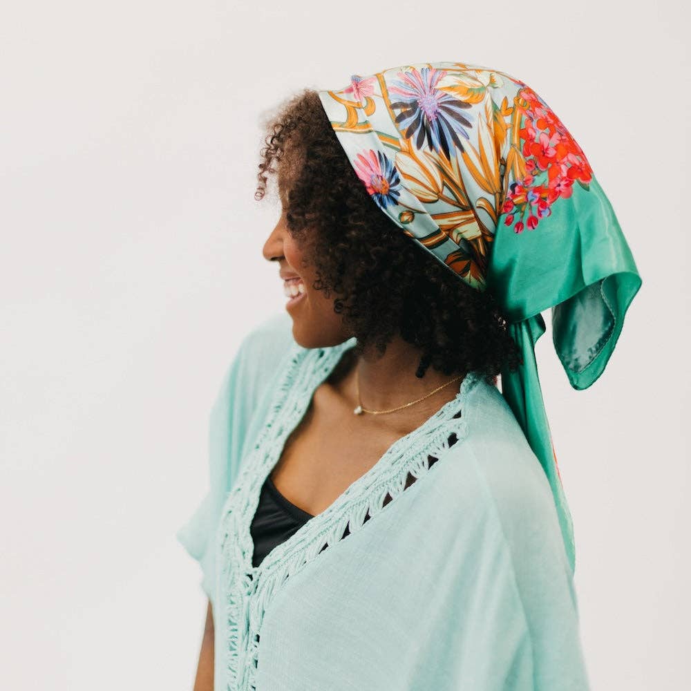 Floral Print Scarf