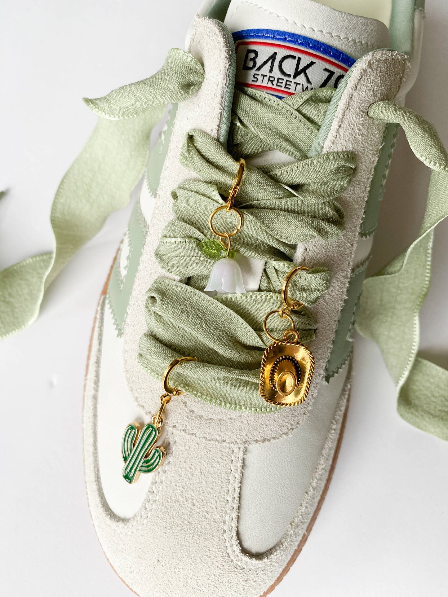 Sneaker Charm and Lace Sets