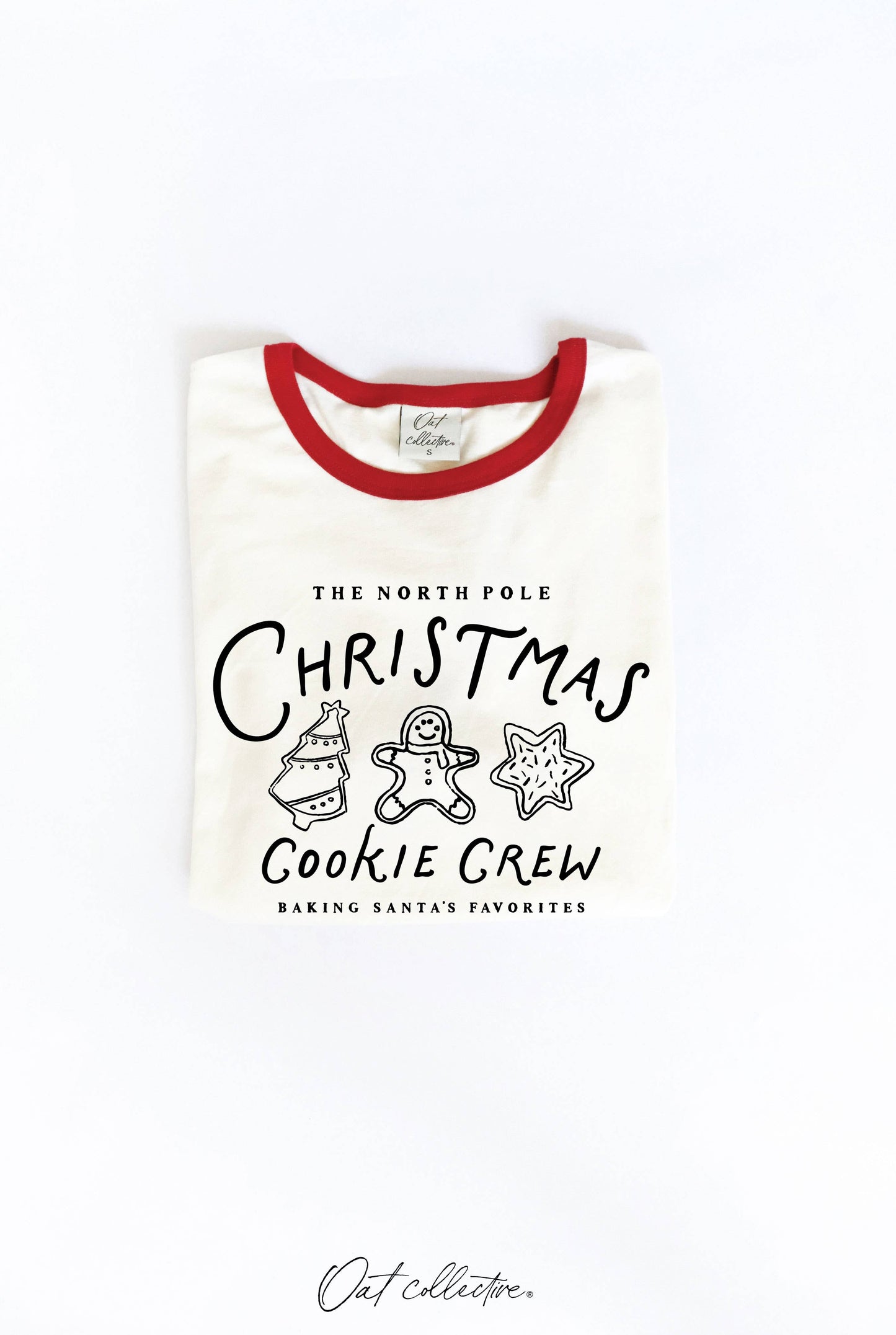 CHRISTMAS COOKIE CREW Ringer Graphic Tee