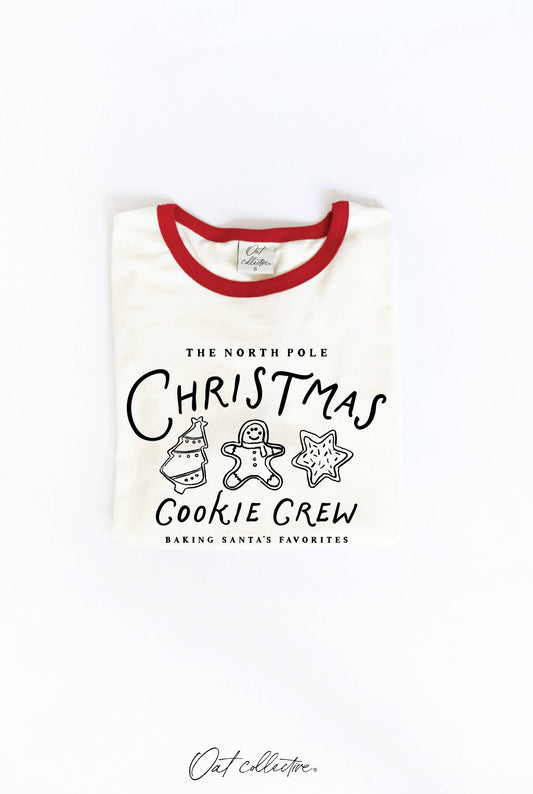CHRISTMAS COOKIE CREW  Ringer Graphic Tee