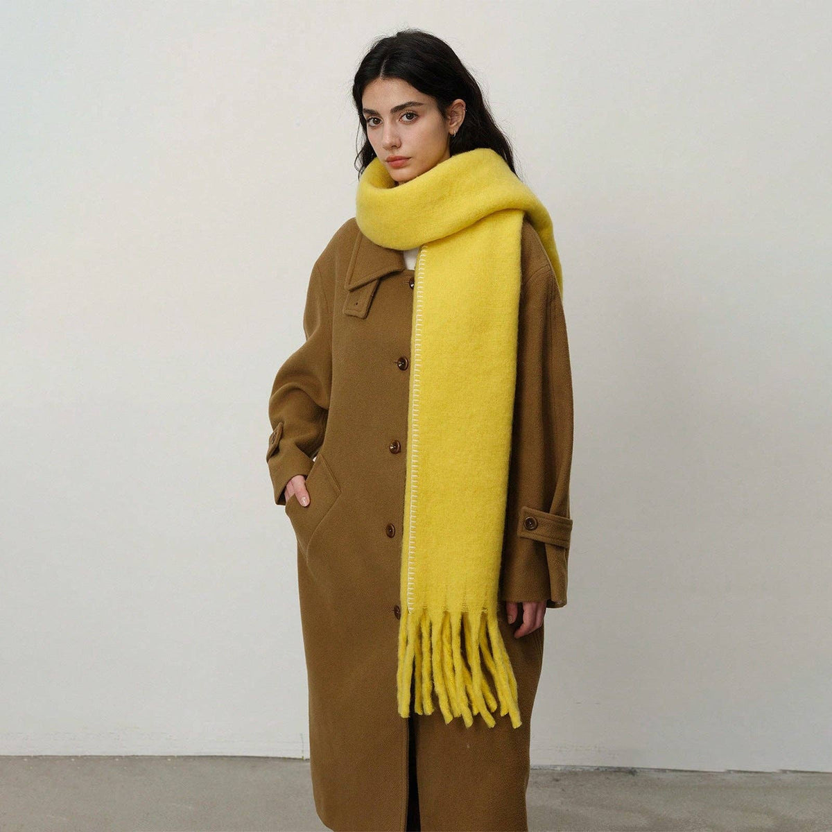 Fringed Winter Scarf