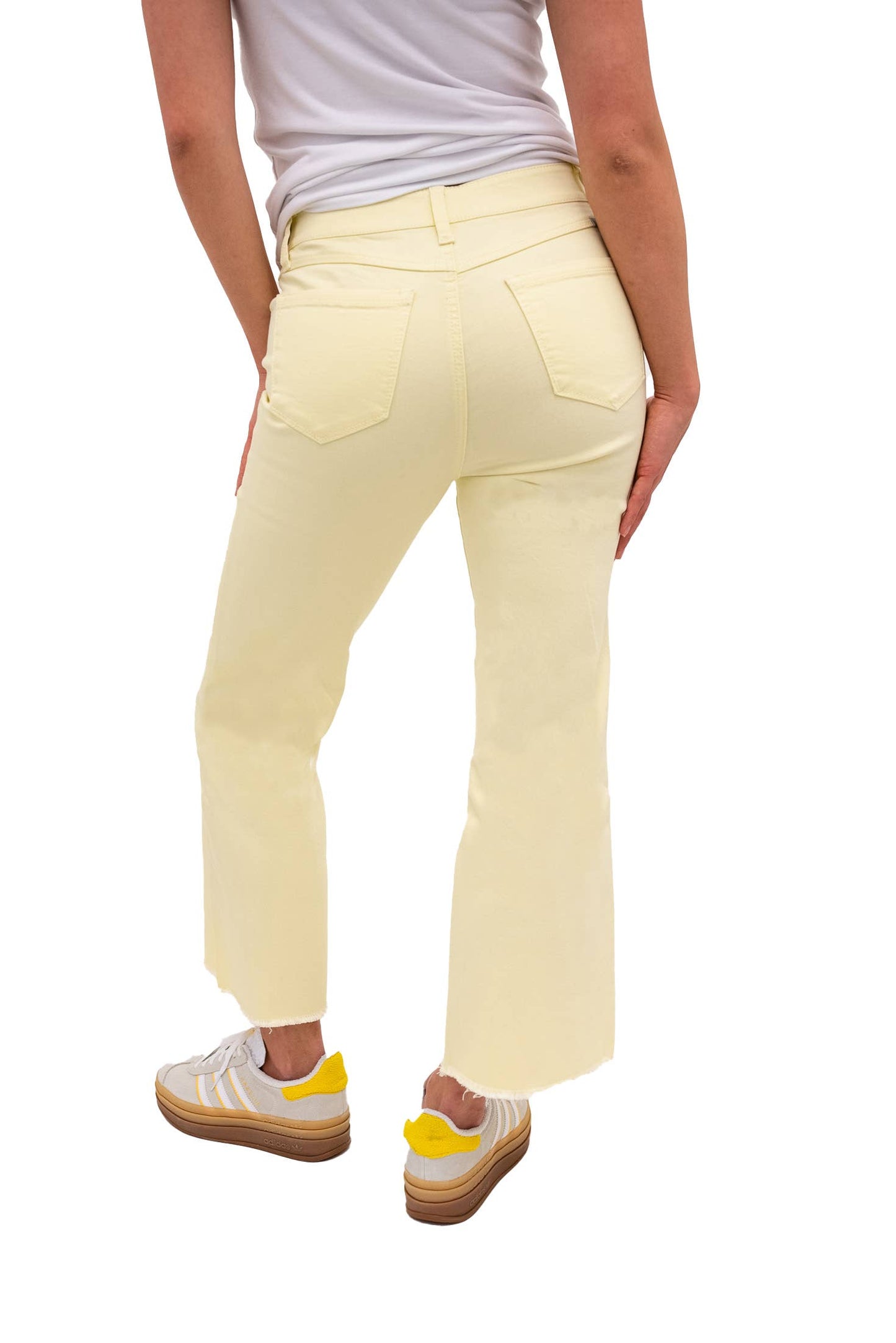Luxe Demi Boot Jeans in Yellow