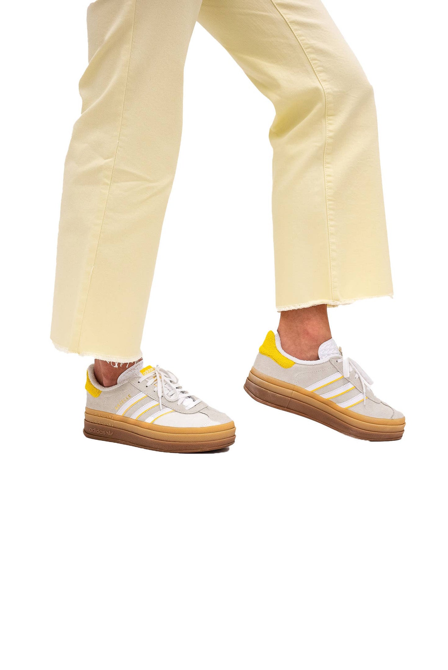 Luxe Demi Boot Jeans in Yellow