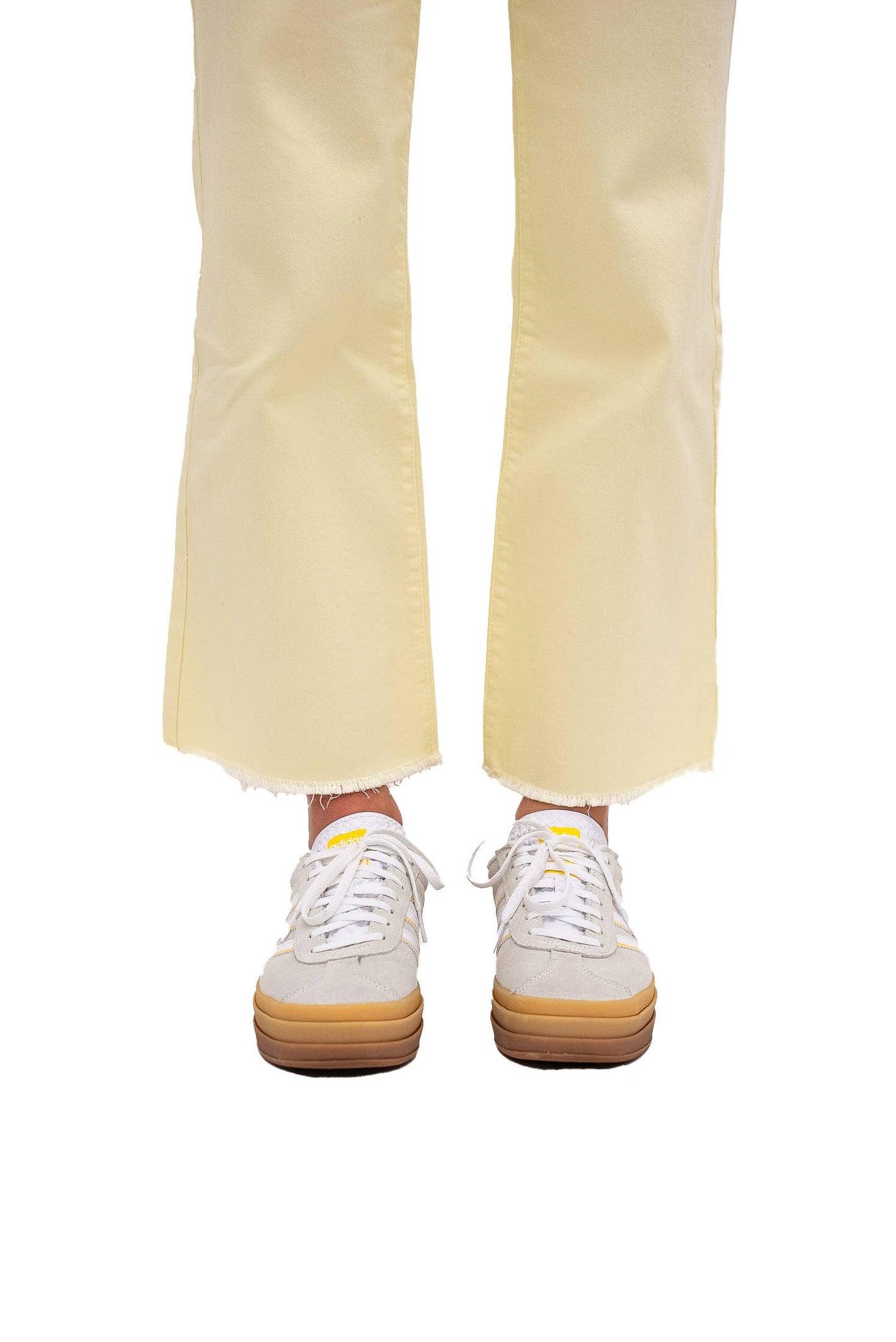 Luxe Demi Boot Jeans in Yellow