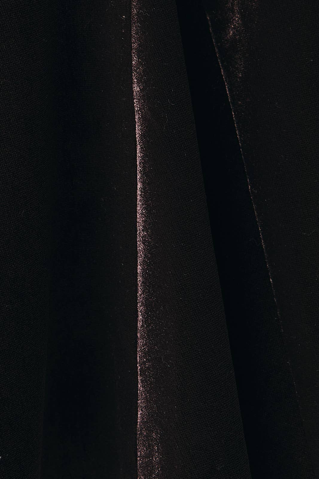 Godet Velvet Mini Skirt