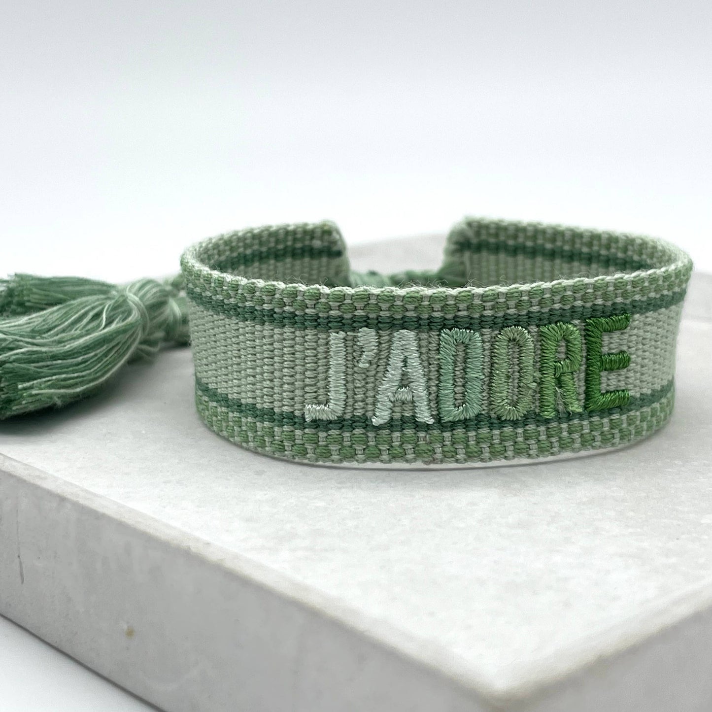 Woven Embroidered Statement Bracelets