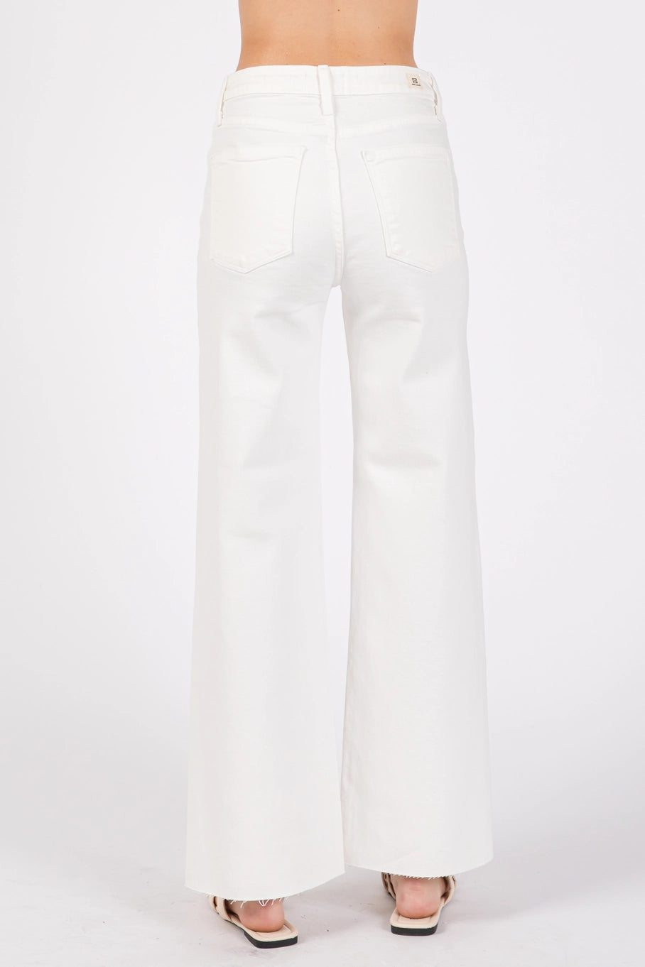 Paola A-Line Scissor Cut Wide Leg Jean