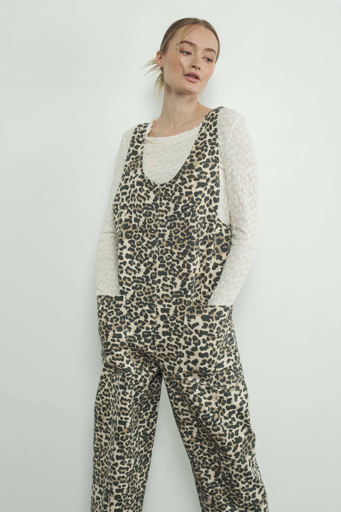 Leopard Print Jumpsuit