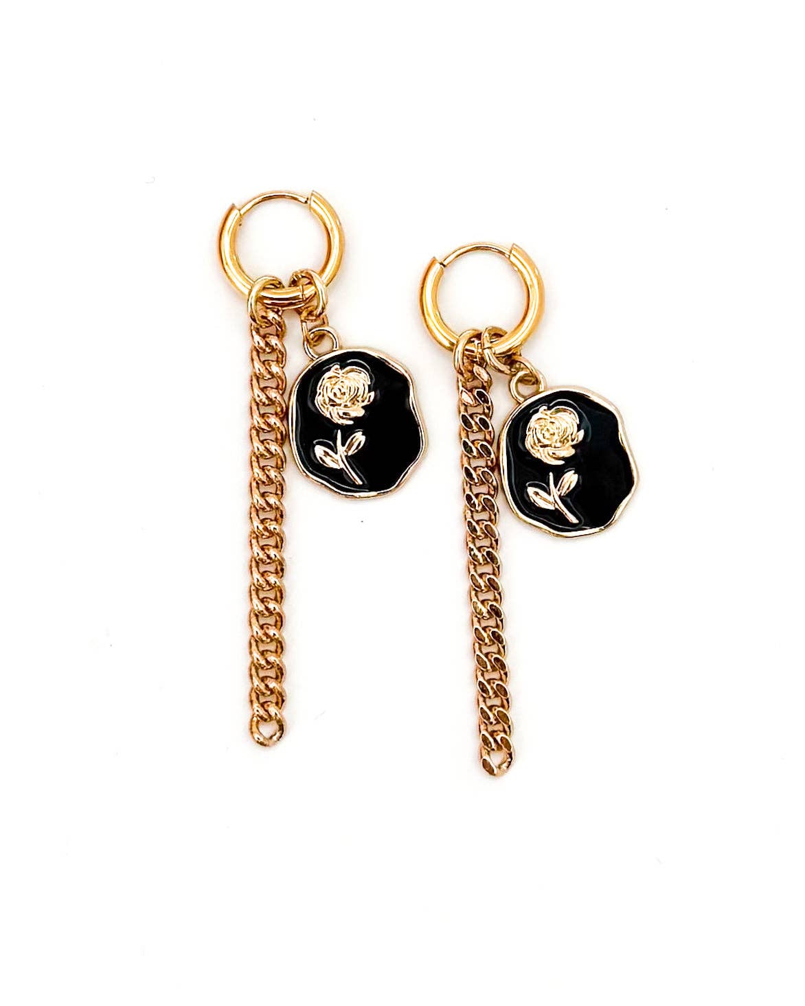 Essa Mini Charm Hoops