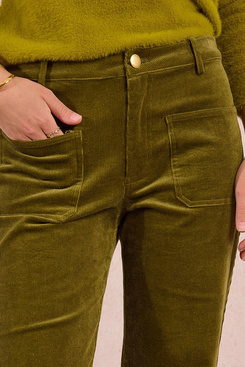 Corduroy Flare Pants