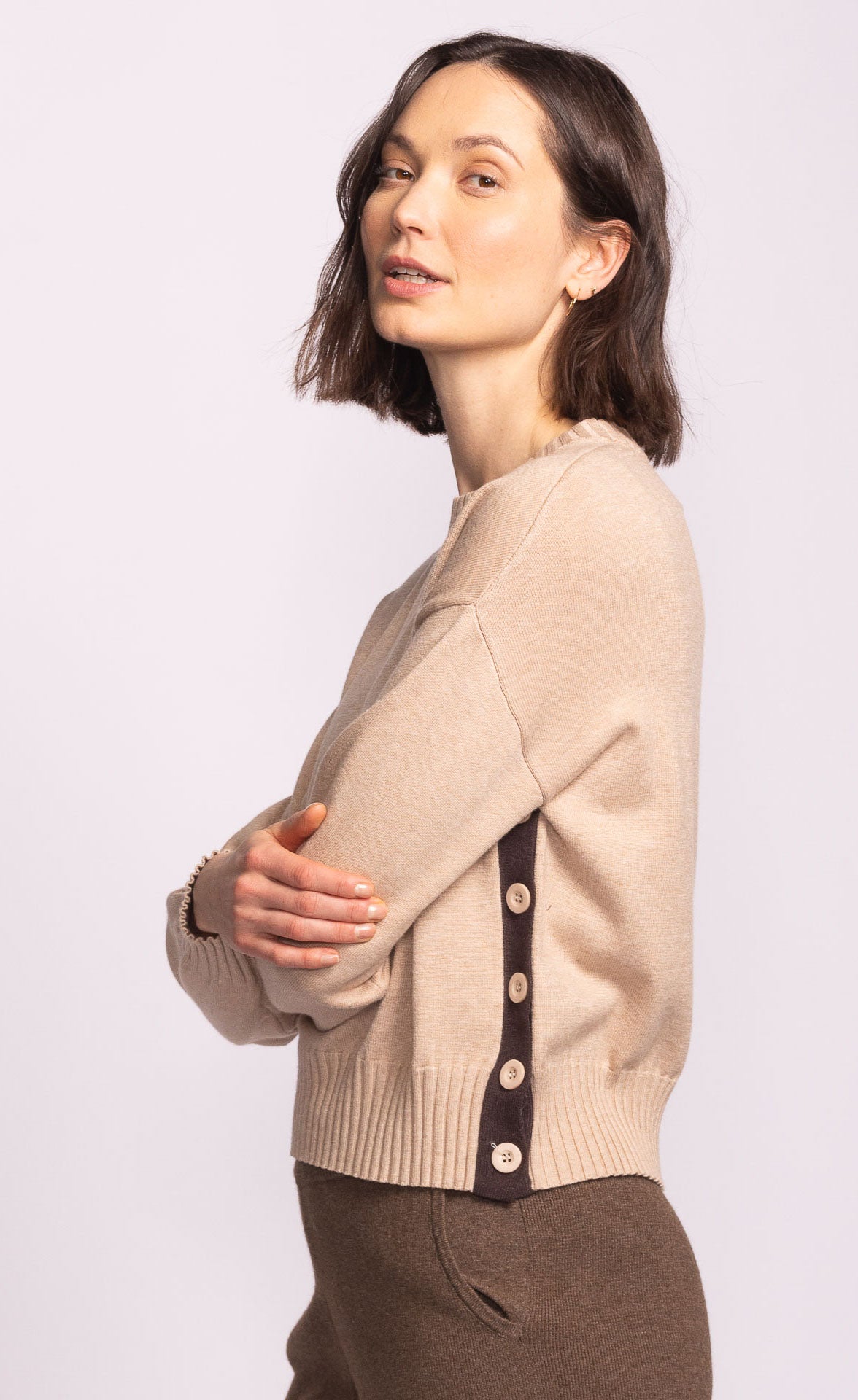 Button Detail Sweater