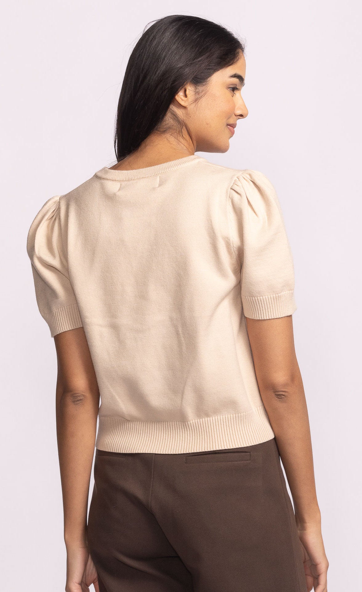 Horse Short Sleeve Knit Top