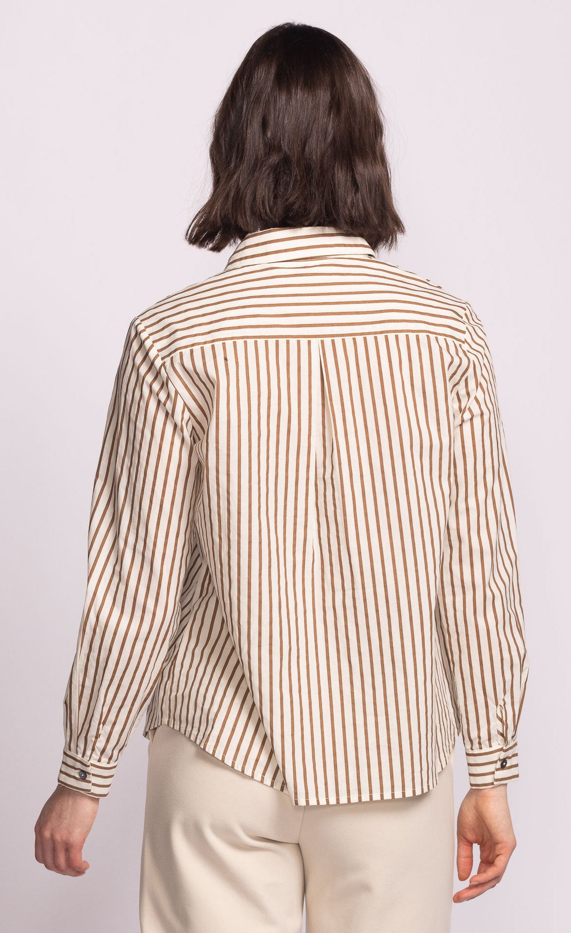 Stripe Long Sleeve Blouse