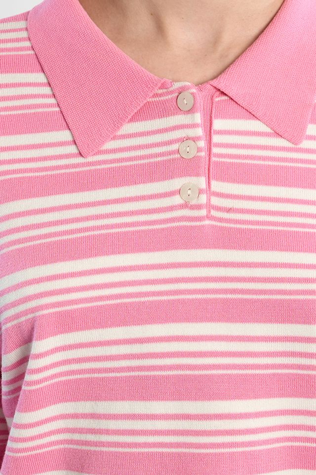 Retro Stripe Polo