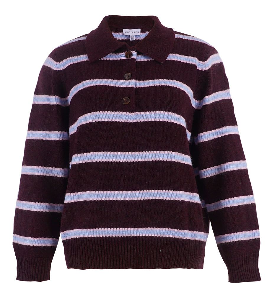 Bailey Relaxed Polo Sweater