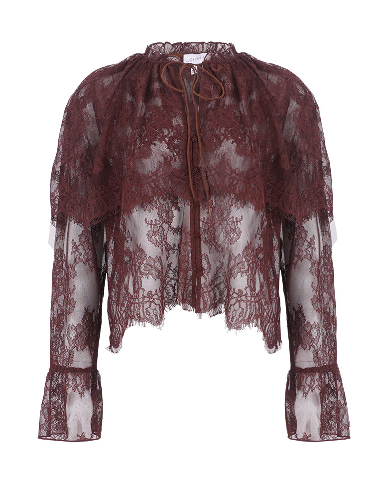 Lili Lace Capelet Top