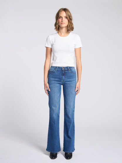 Georgia Wide Leg Flare Jean by LTJ