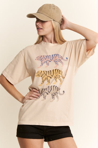 Three Tigers Graphic Tee