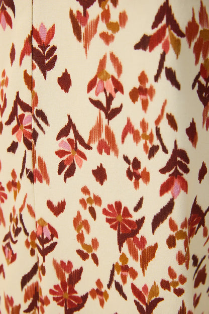 Jardim Ikat Twill Belted Pants