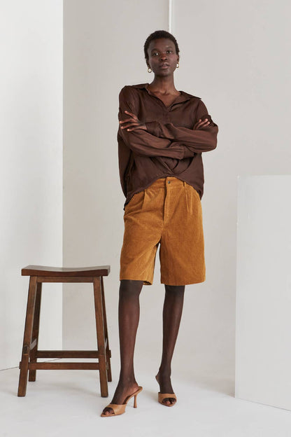 Corduroy Bermuda Shorts