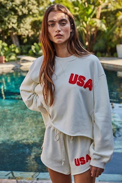 USA Patch Sweatshirt