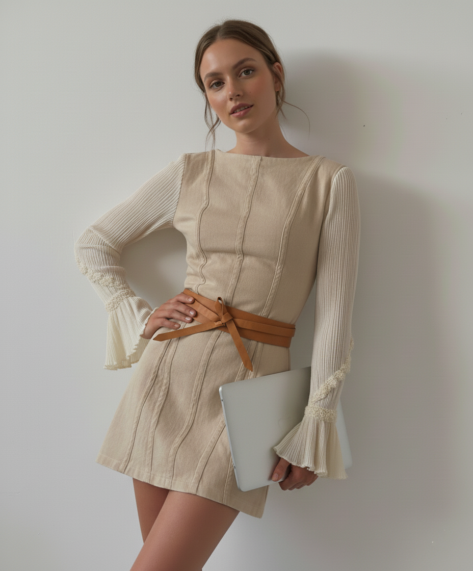 Obi Wrap Genuine Leather Belt