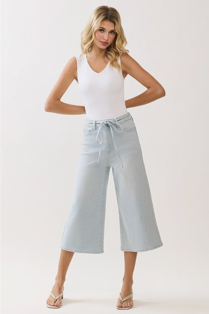 Gemma Gaucho Jeans With Tie Belt