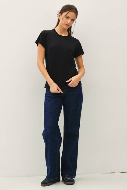 Crewneck Cotton Tee