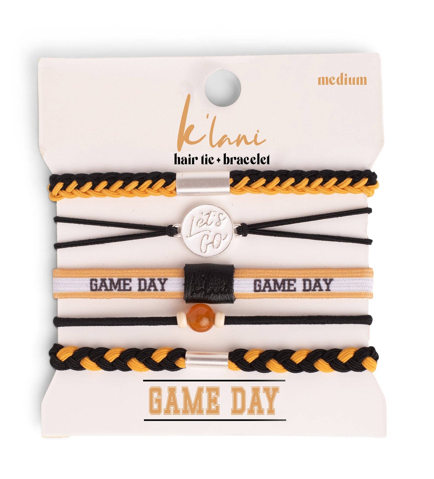 Game Day Hair Tie Bracelets