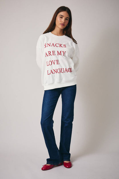 Snacks Graphic Sweatshirt