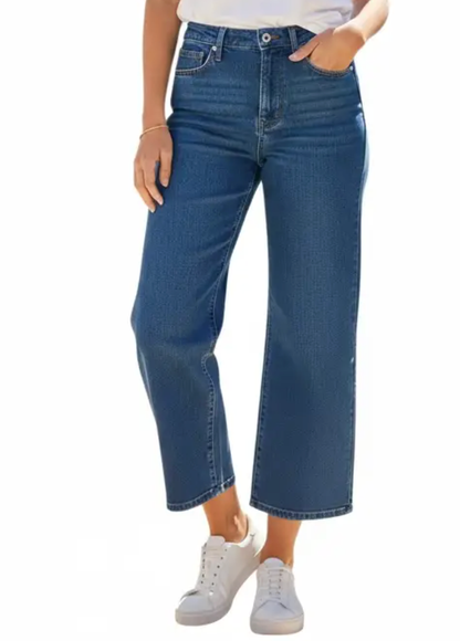 Better Butter Wide Leg Cropped Jean in Radley