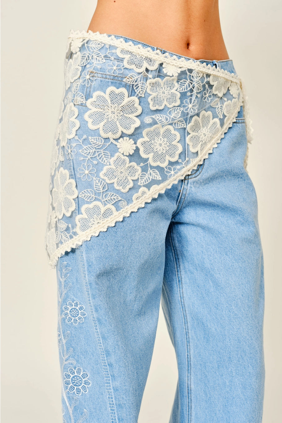 Lace Scarf Belt