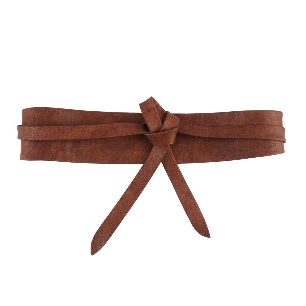 Obi Wrap Genuine Leather Belt