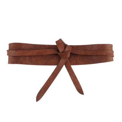 Obi Wrap Genuine Leather Belt
