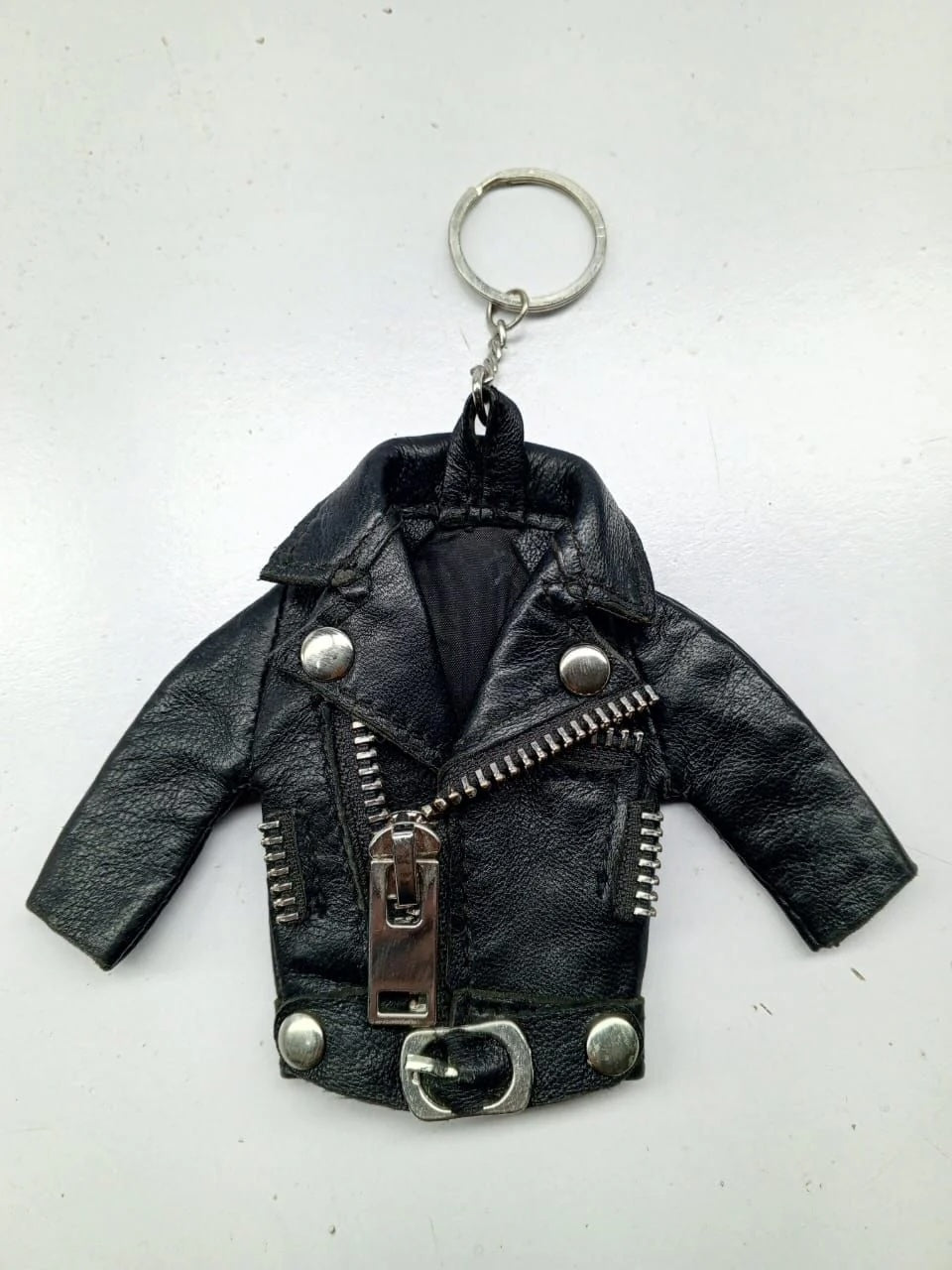 Leather Jacket Key Chain