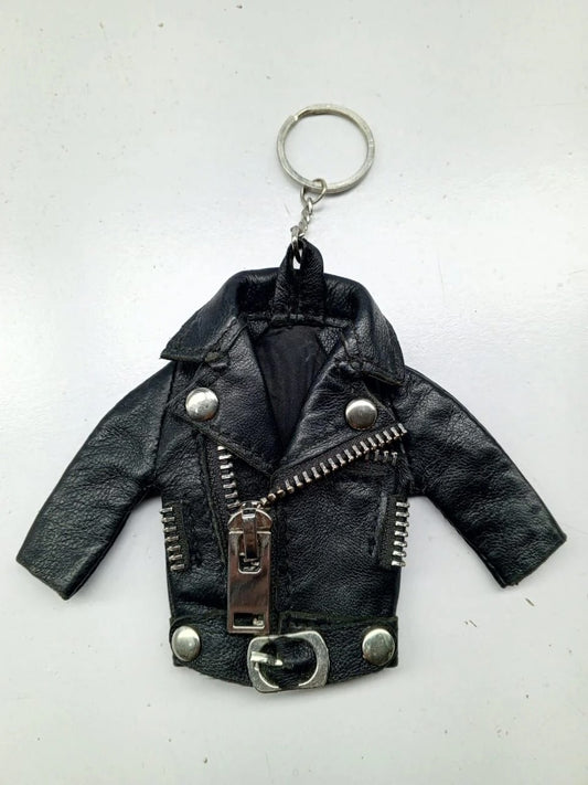 Leather Jacket Key Chain