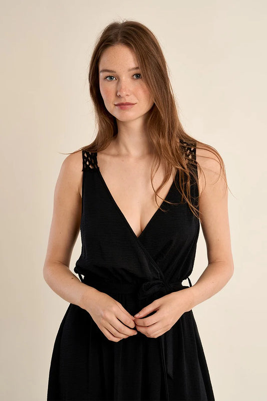 Crochet Back Dress