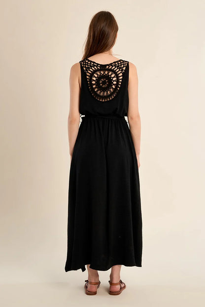 Crochet Back Dress