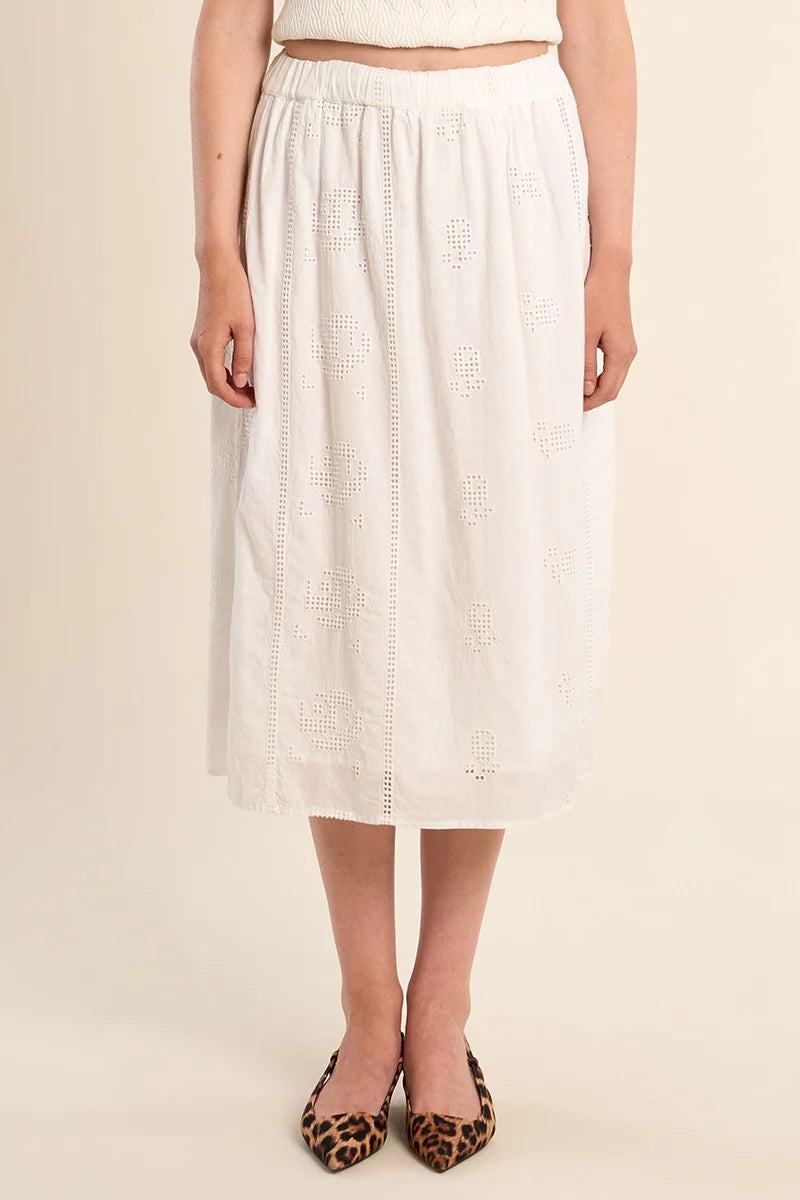 Openwork Midi Skirt