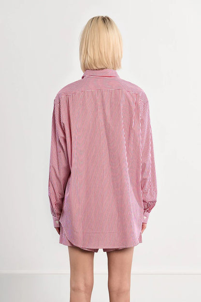 Pinstripe Button Down Shirt