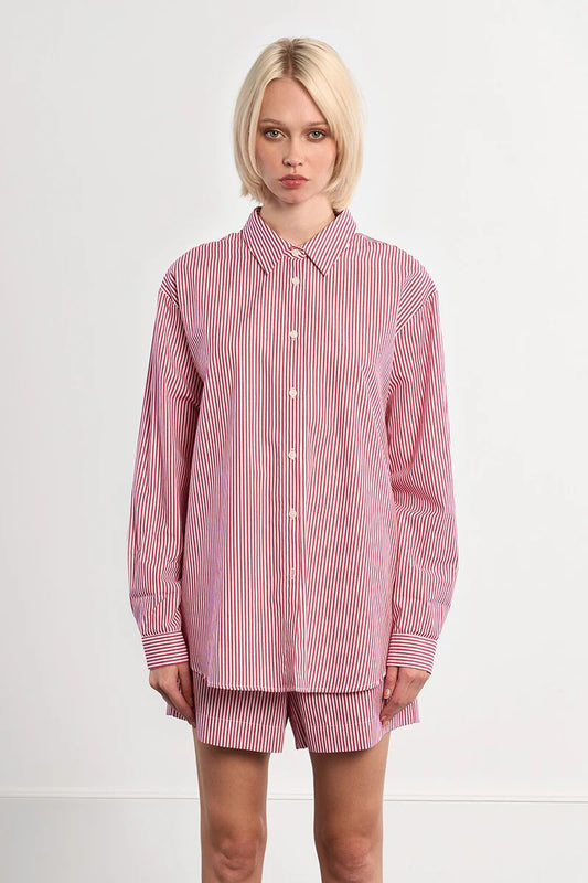 Pinstripe Button Down Shirt